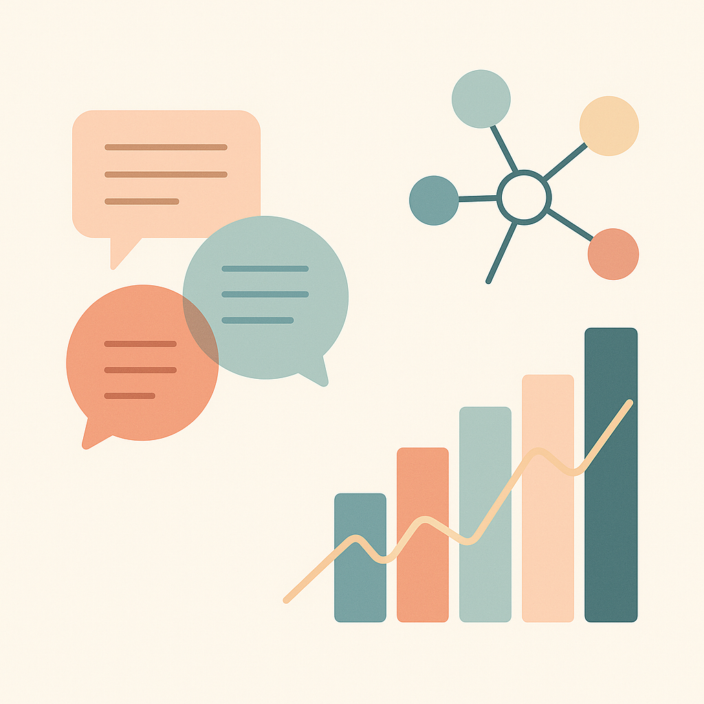 Data visualization of qualitative insights