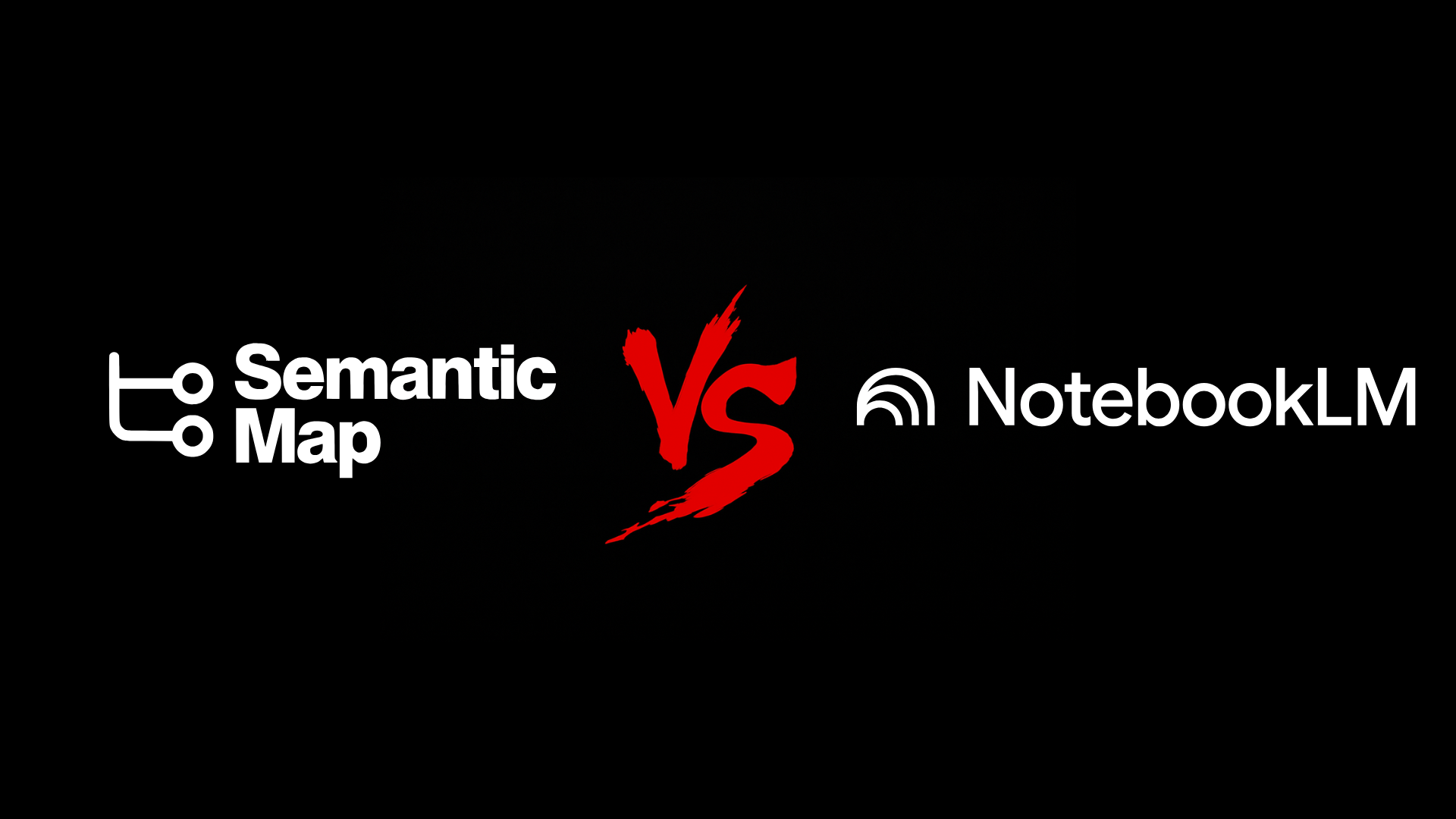 SemanticMap vs NotebookLM comparison
